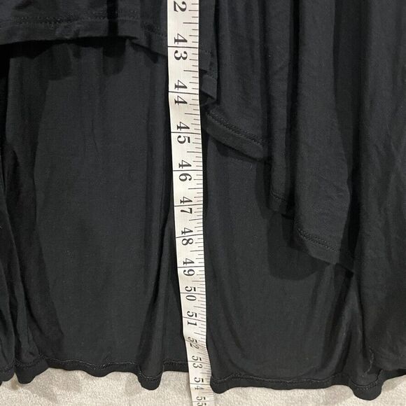 GAP Midi Maxi Black Halter Dress Smocked Lightweight Stretchy Tie Back Sz XS - Picture 6 of 11